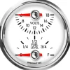 Speedhut 2-5/8" Volts / Fuel Level Gauge (top/bot) (L25-DG2-LEG)