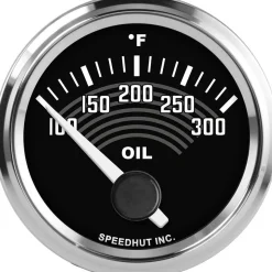 Speedhut 2-1/16" VW Design 100-300F Oil Temp Gauge (L2-OT2-VW)