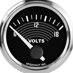 Speedhut 2-1/16" VW Design 6-18V Volt Gauge (L2-V2-VW)
