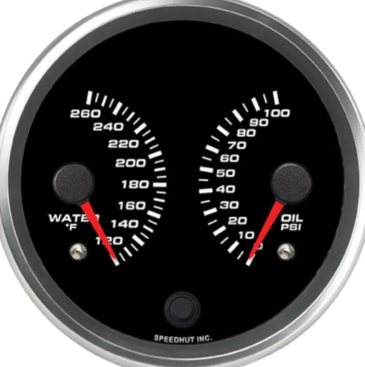 Speedhut 4-1/2" Water Temp / Oil Pressure Gauge (R45-DG1-REV)