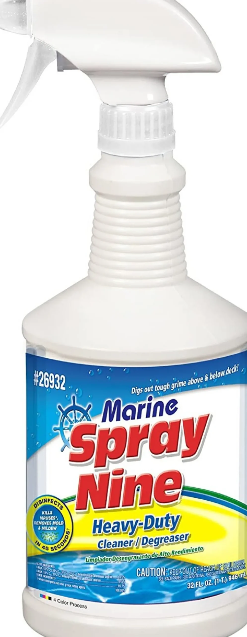 Spray Nine 26932 Marine Heavy-Duty Cleaner/Degreaser 32 fl. oz. Trigger Spray