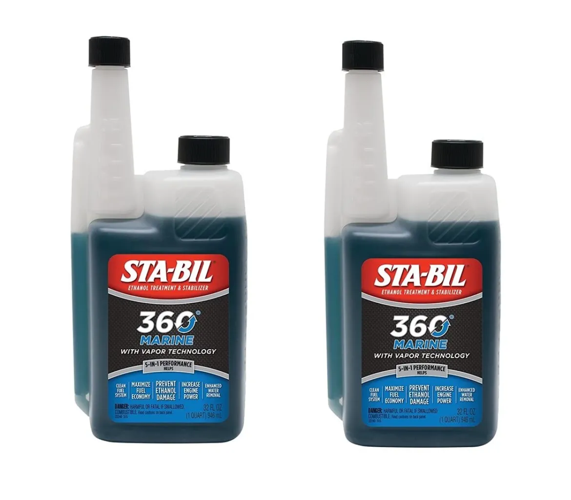 Sta-Bil 32 Oz Fuel Stabilizer Marine Formula Sta-Bil 2 Pack (22240)