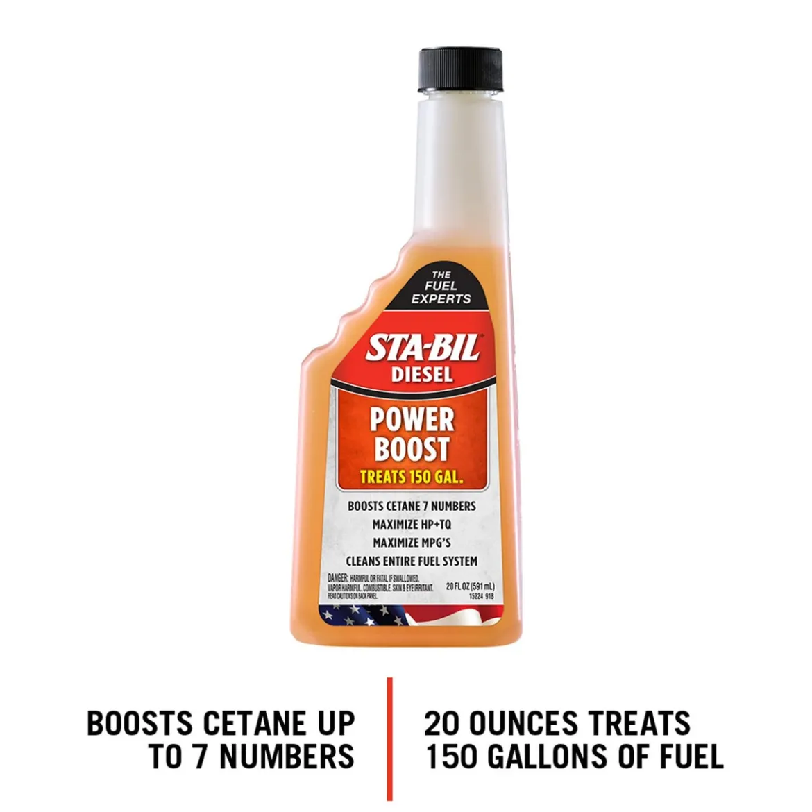 Sta-Bil Diesel Winter Ant-Gel Lubrication - Prevents Fuel Gelling 20 Oz. (15224)