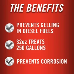 Sta-Bil Diesel Winter Ant-Gel Lubrication - Prevents Fuel Gelling 32 Oz. (15215)