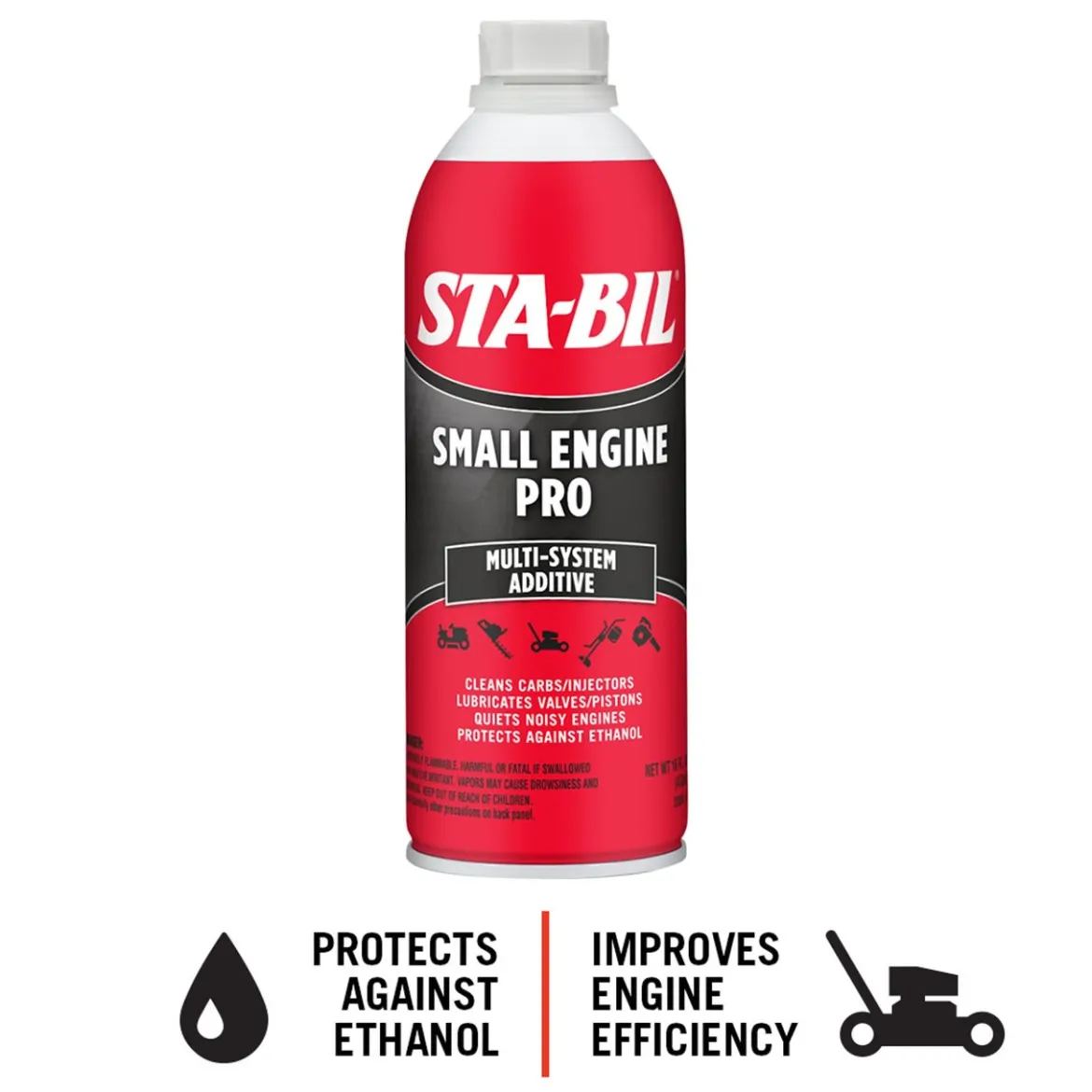 Sta-Bil Small Engine Pro Multi-System Additive, 16 Fl. Oz., Red (22305)