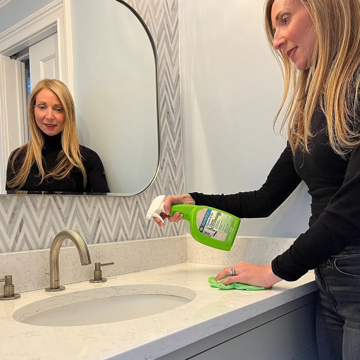 Stonetech Quartz & Tile Cleaner, 24-Ounce (709Ml) Spray Bottle (ST315-0624-10)