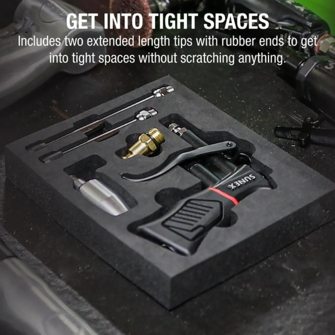 Sunex Tools 1/4" Blow Gun Kit (SXBG01K)