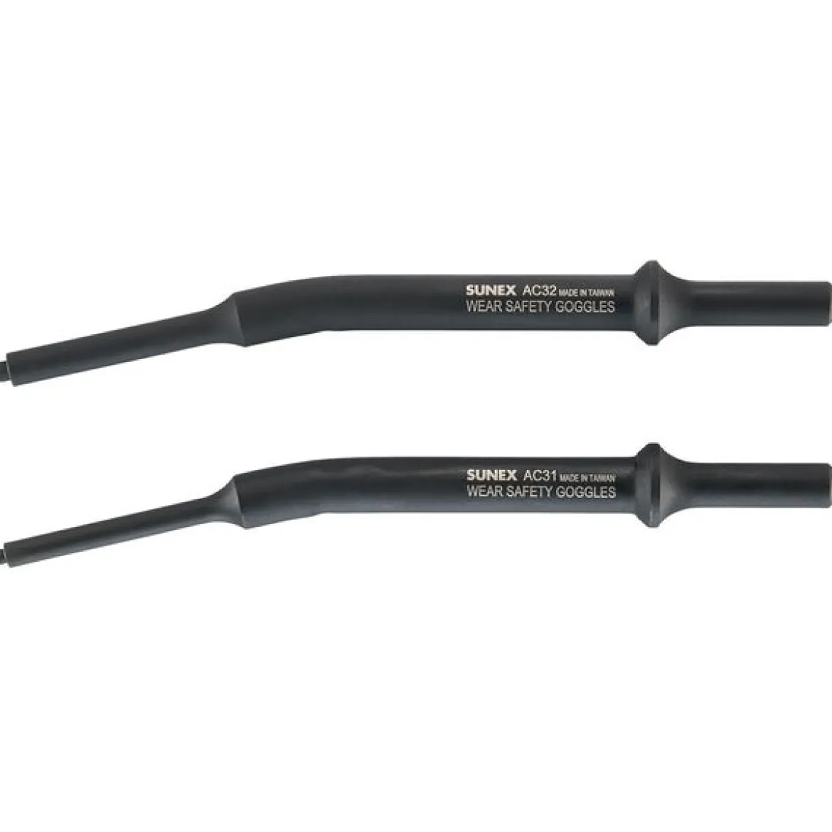 Sunex Tools 2-Piece Air Hammer Chisel Hinge Pin Driver in Tool Roll (ACS2)