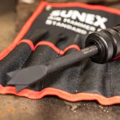 Sunex Tools 10-Piece Air Hammer Chisel Standard Set in Tool Roll (ACS10)