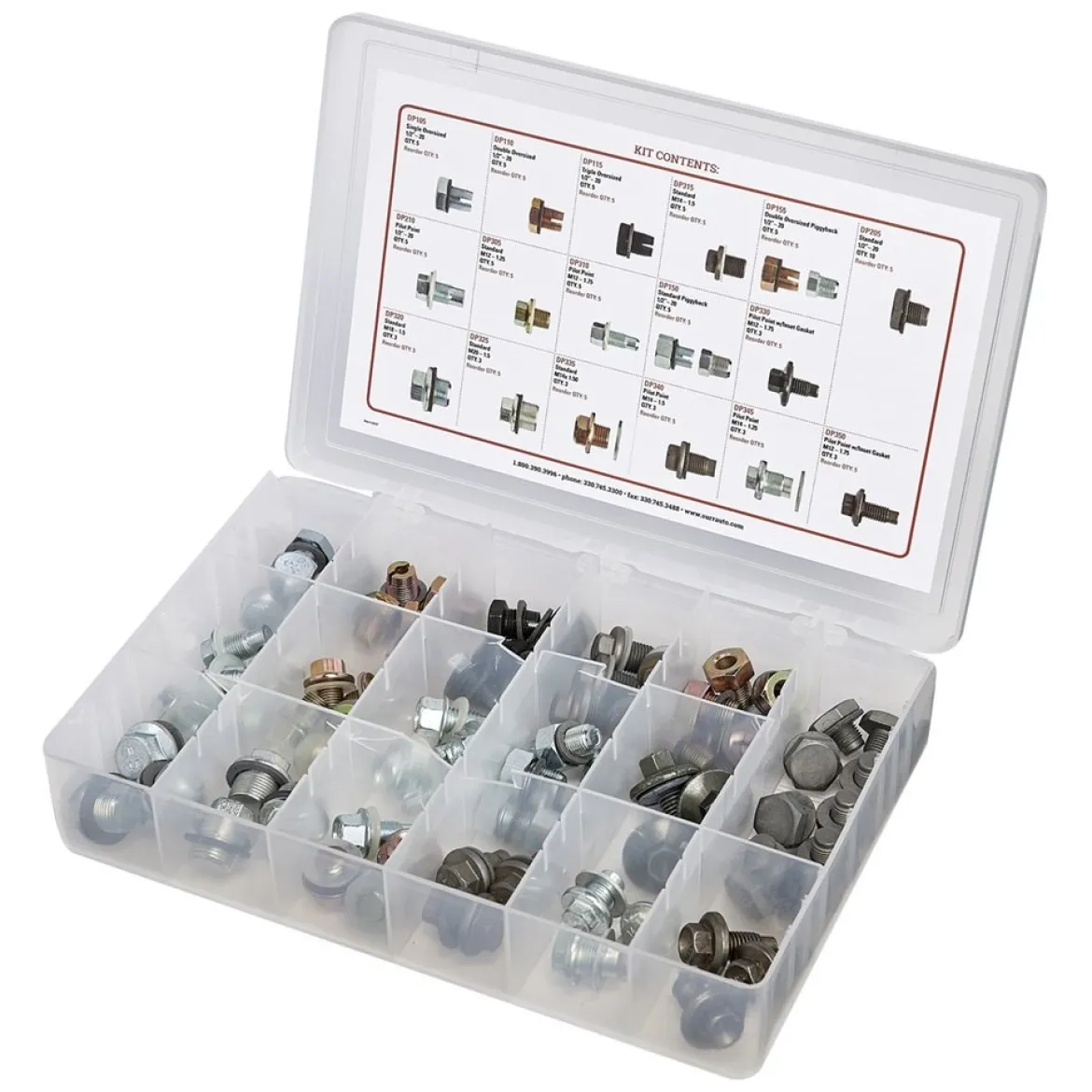 S.U.R. & R Oil Drain Plug Assortment (DP454)