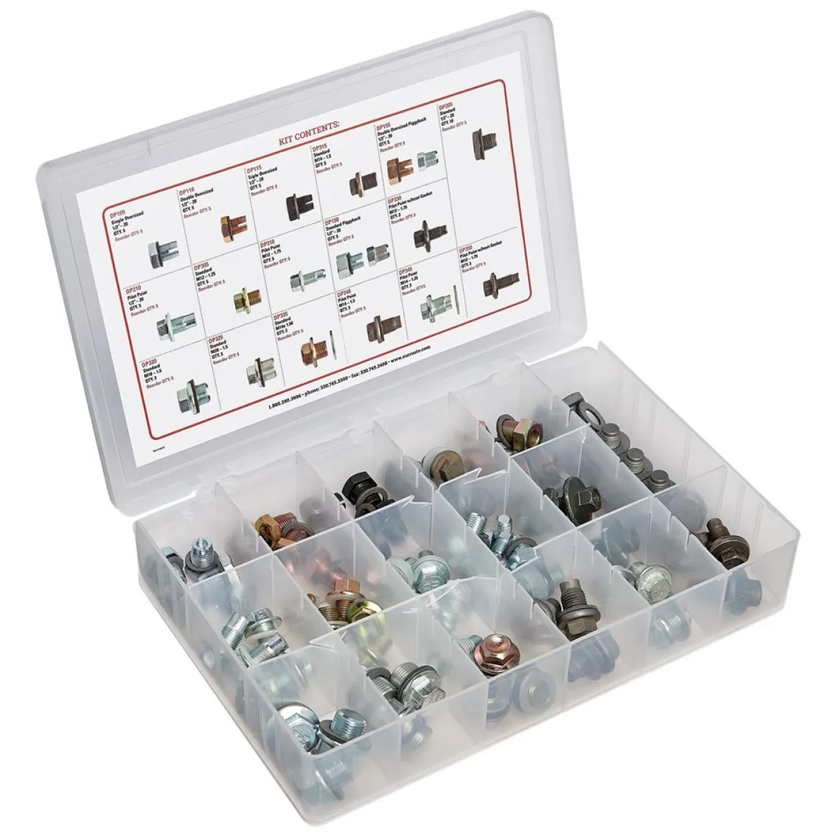 S.U.R. & R Oil Drain Plug Assortment (DP454)