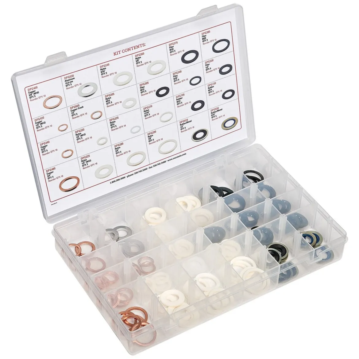 S.U.R. & R Oil Drain Plug Gasket Assortment (DPG120)