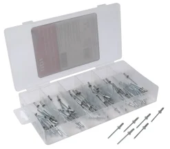 Titan Tools Aluminum/Steel Rivet Set 1/8" x 3/8" 100-Piece (85528)