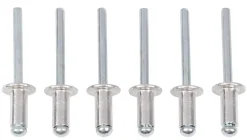 Titan Tools Aluminum/Steel Rivet Set 1/4" x 1/2" 100-Piece (85529)