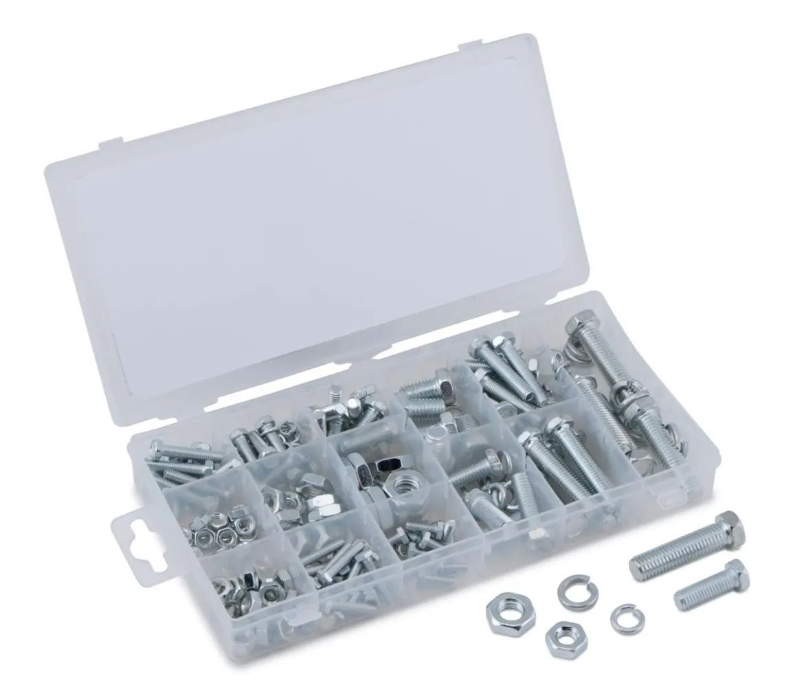 Titan Tools 240pc Zinc USS Nut and Bolt Assortment (45333)