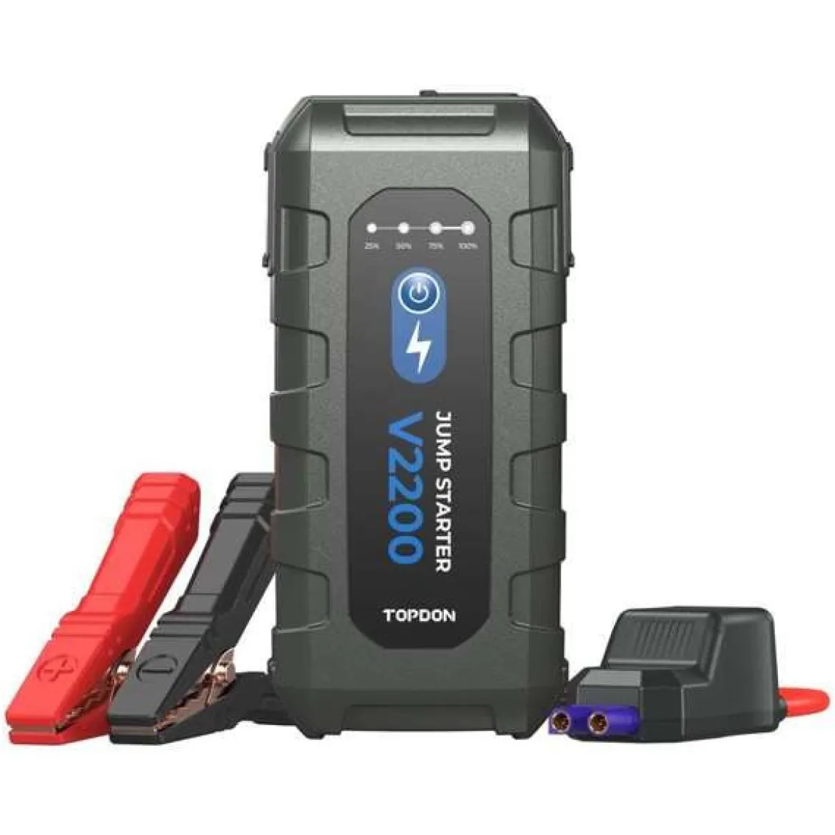 TOPDON V2200 Peak Amp Jump Starter, Power Bank & Flashlight Combo (TD52130134)