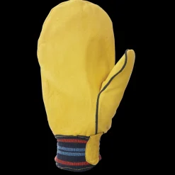 Tough Duck Men's Comfort Pile Lined Leather Mitts with Elastic Cuff (G37413)