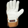 Tough Duck Men's Cow Grain Fitters Gloves – Pile Lined for Warmth (GI9606)