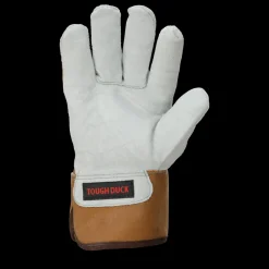 Tough Duck Men's Cow Split Leather Fitters Gloves with Palm Lining (GI5606)