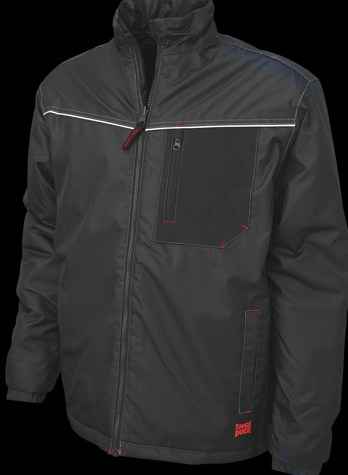 Tough Duck Poly Oxford Insulated Jacket with Reflective Enhancements (WJ241, WJ242)