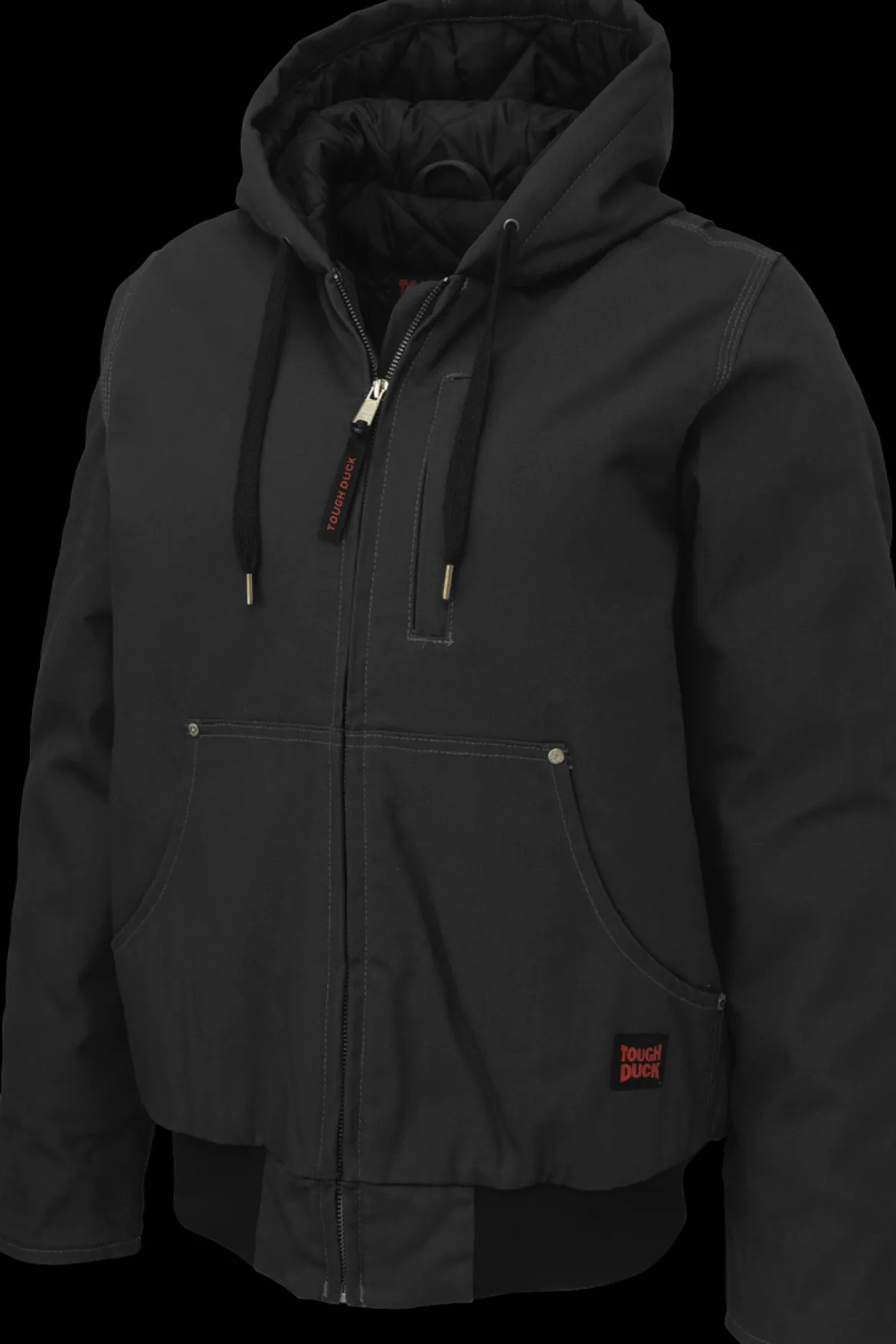 Tough Duck Women's Duck Bomber Jacket with Adjustable Hood (WJ321)