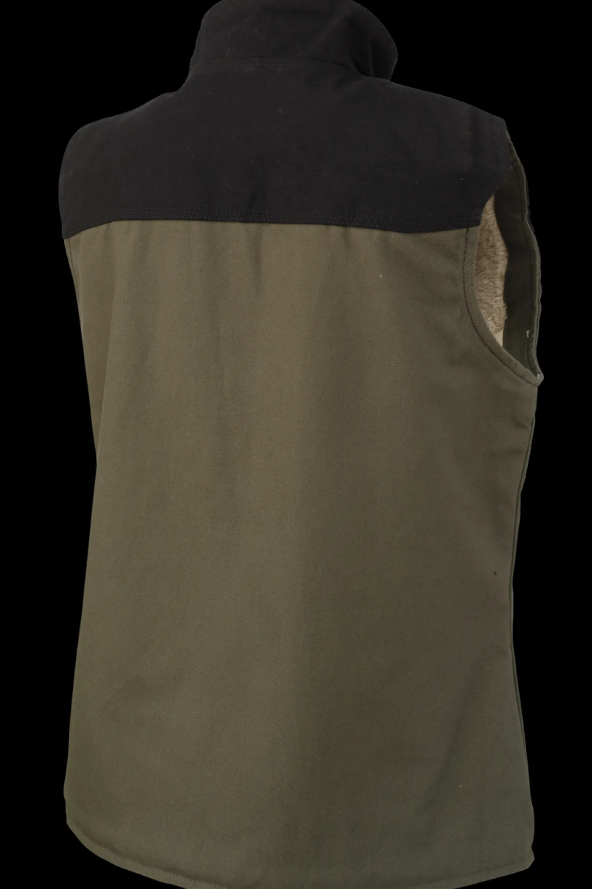 Tough Duck Women’s Sherpa Lined Vest (WV091-OLIVE)