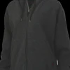 Tough Duck Women’s Stylish Fleece Zip Hoodie with Raglan Sleeves (WJ361)