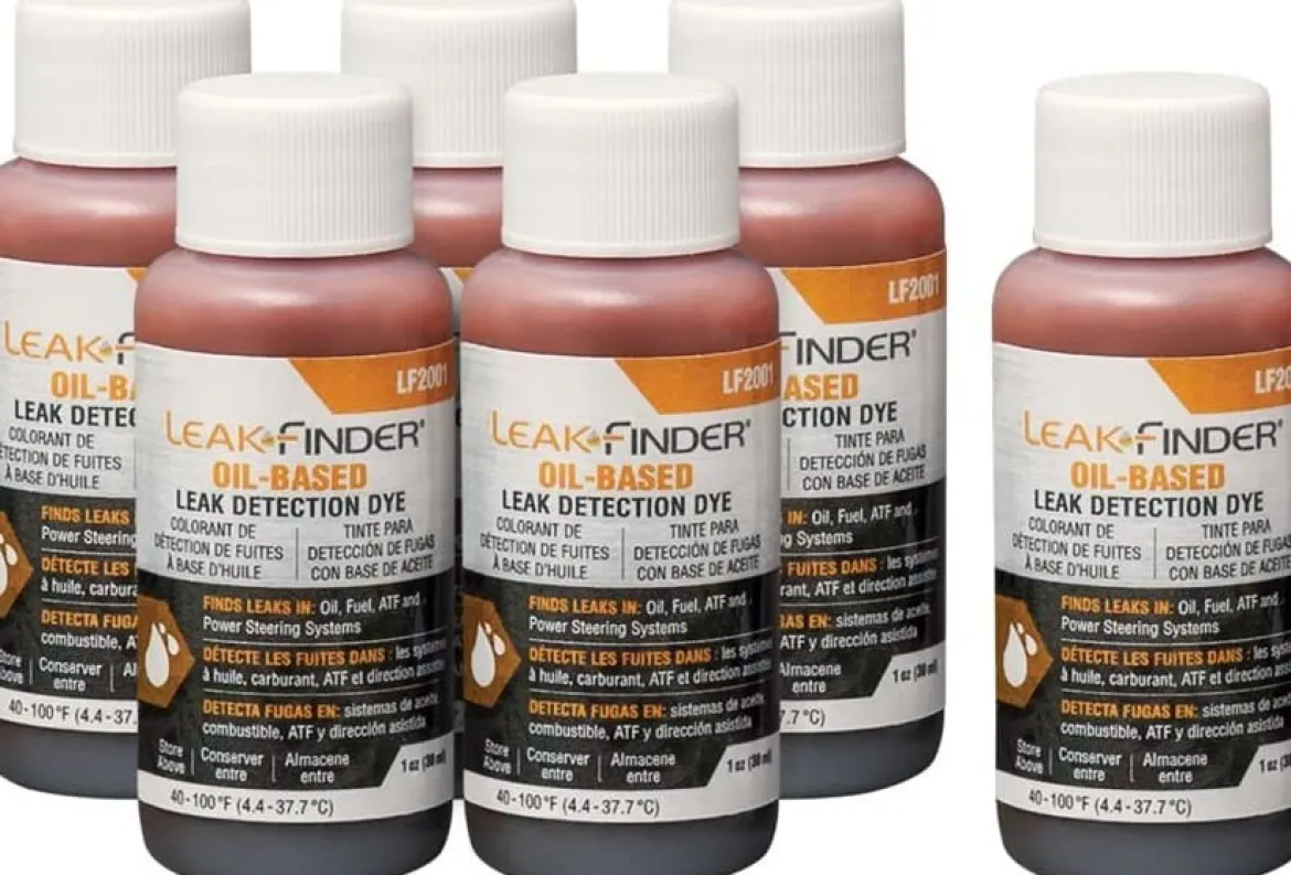 Tracerline LeakFinder 6pcs 1oz Oil-Based Leak Detection Dye (LF2001)