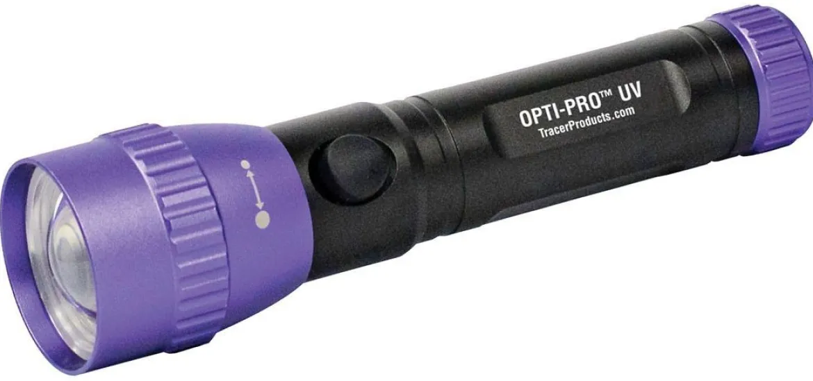 Tracerline Opti-Pro UV Cordless Violet LED Flashlight (TPOPUV)