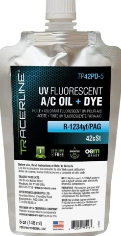 Tracerline 5oz 42 cSt/PAG R-1234yf/PAG Oil + UV Dye (TP42PD-5)