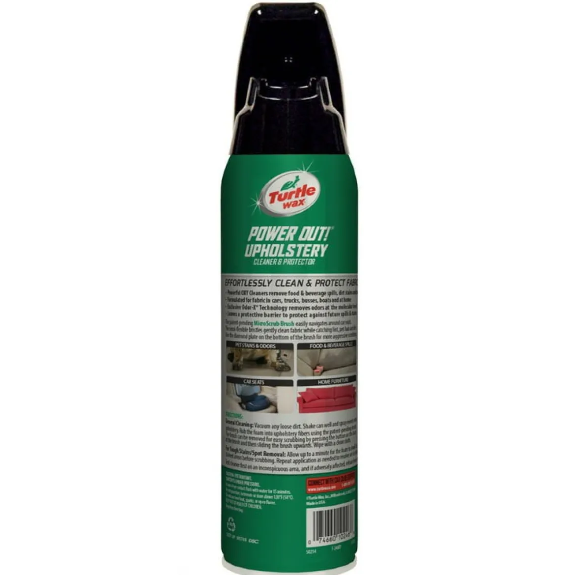 Turtle Wax Power Out Upholstery Cleaner And Protector (50798)
