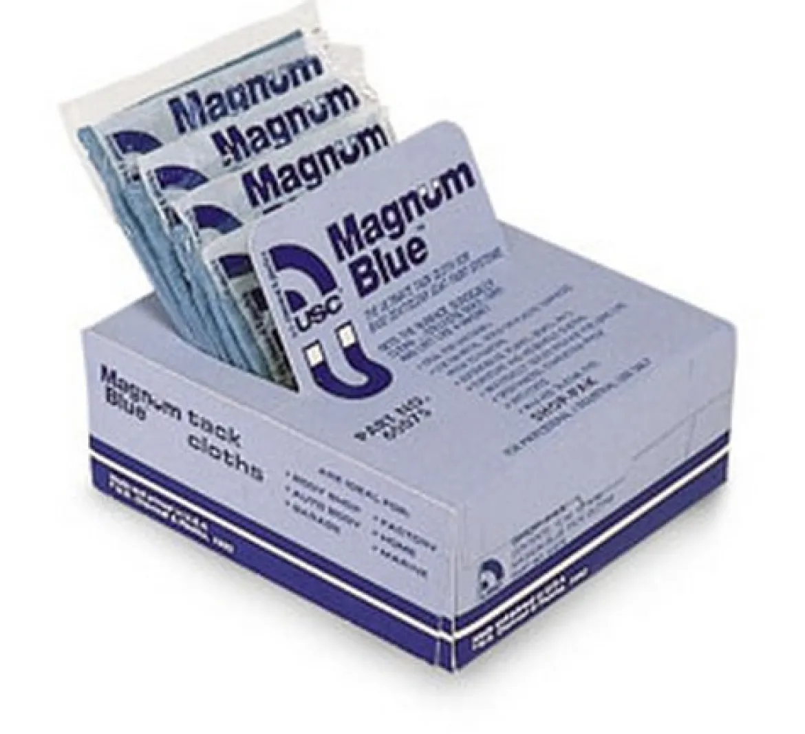 US Chemical And Plastics 18" X 36" Magnum Blue Tack Rags Anti-Static (60075)