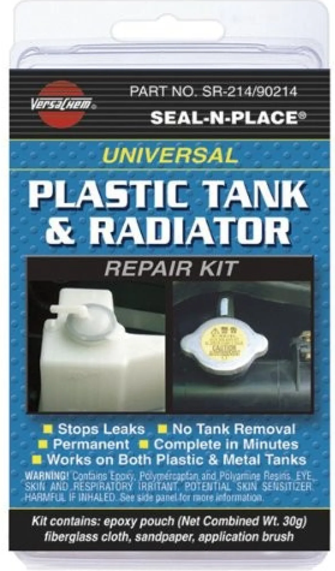 Versachem 90214 Plastic Tank and Radiator Repair Kit - 30 Grams
