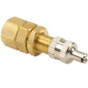 VIAIR 1/4 Inch Air Line Inflation Valve Compression Fitting (92839-BP)