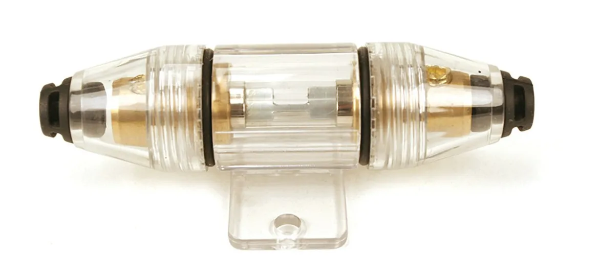 VIAIR Fuse Holder with Mounting Tabs for 20-60 Amp Glass Tube Fuses (92952)