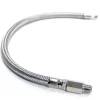 VIAIR 21-Inch Stainless Steel Braided Leader Hose with Check Valve (92793)