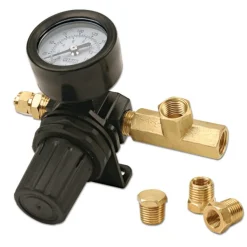 VIAIR Inline Air Pressure Regulator with Mounting Bracket, 0-200 PSI (90150)