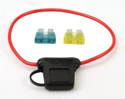 VIAIR Moisture Resistant 20 Amp Fuse Holder with 16 Gauge Wire Loop (92945)