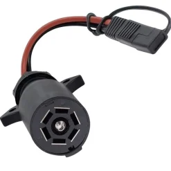 VIAIR 7-Way Round to 2-Pin SAE Power Source Adapter 12V (92935)