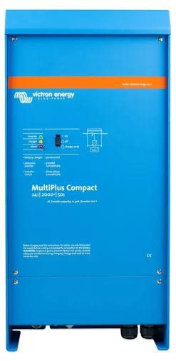 Victron CMP242200100 Energy Inv/Chgr, Multi+ Compact, 24V 2000VA 50A