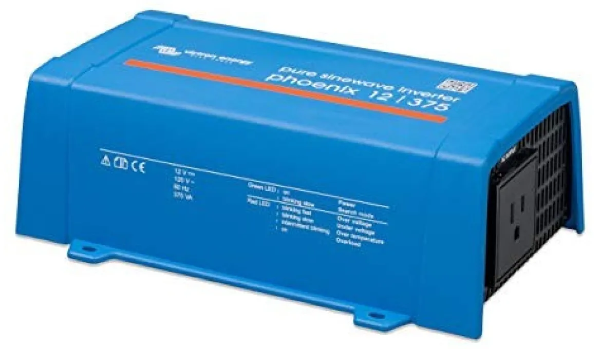 Victron Energy Phoenix 375Va 12-Volt 120V Ac Pure Wave Inverter (PIN123750500)