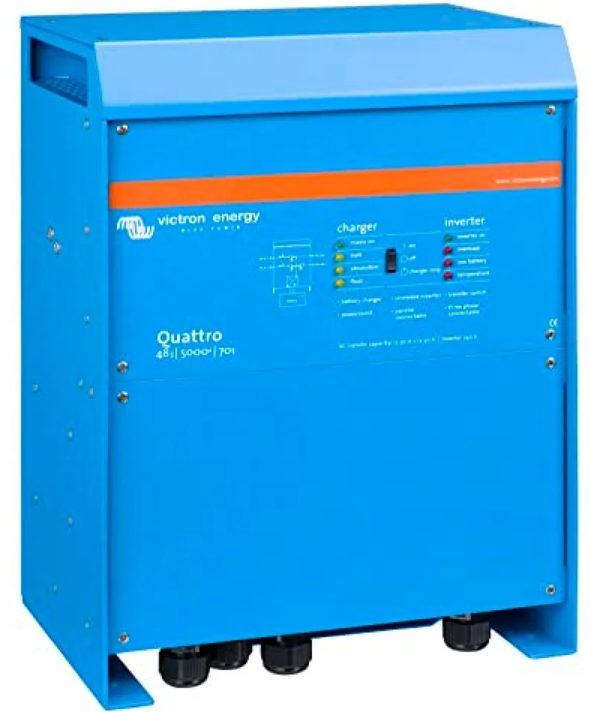 Victron Energy Quattro 5000Va 48-Volt Pure Sine Wave Inverter (QUA485021100)