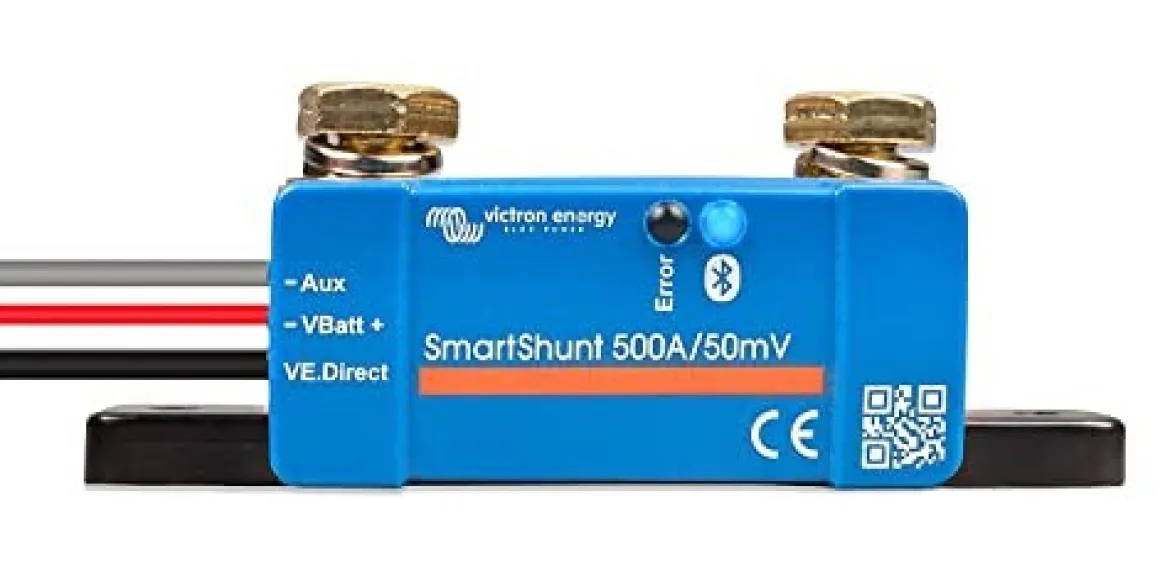 Victron Energy Smartshunt Ip65 500 Amp Battery Monitor, Bluetooth (SHU065150050)