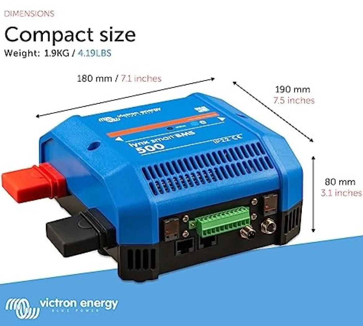 Victron Lynx Smart Bms 500 (LYN034160200)