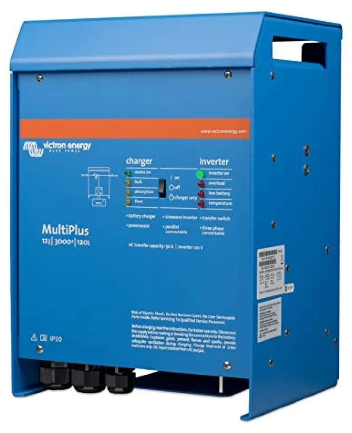 Victron MultiPlus 12/3000/120-50 120V VE.Bus (PMP123021102)