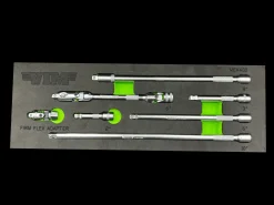 VIM Tools 7 Pc. 1/4" Drive Wobble Extension Set (MEK400)