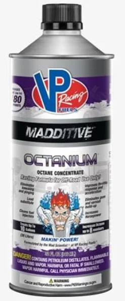 VP Racing Madditive Octanium Octane Booster Racing Formula, 1Quart,8 Pack (2857)