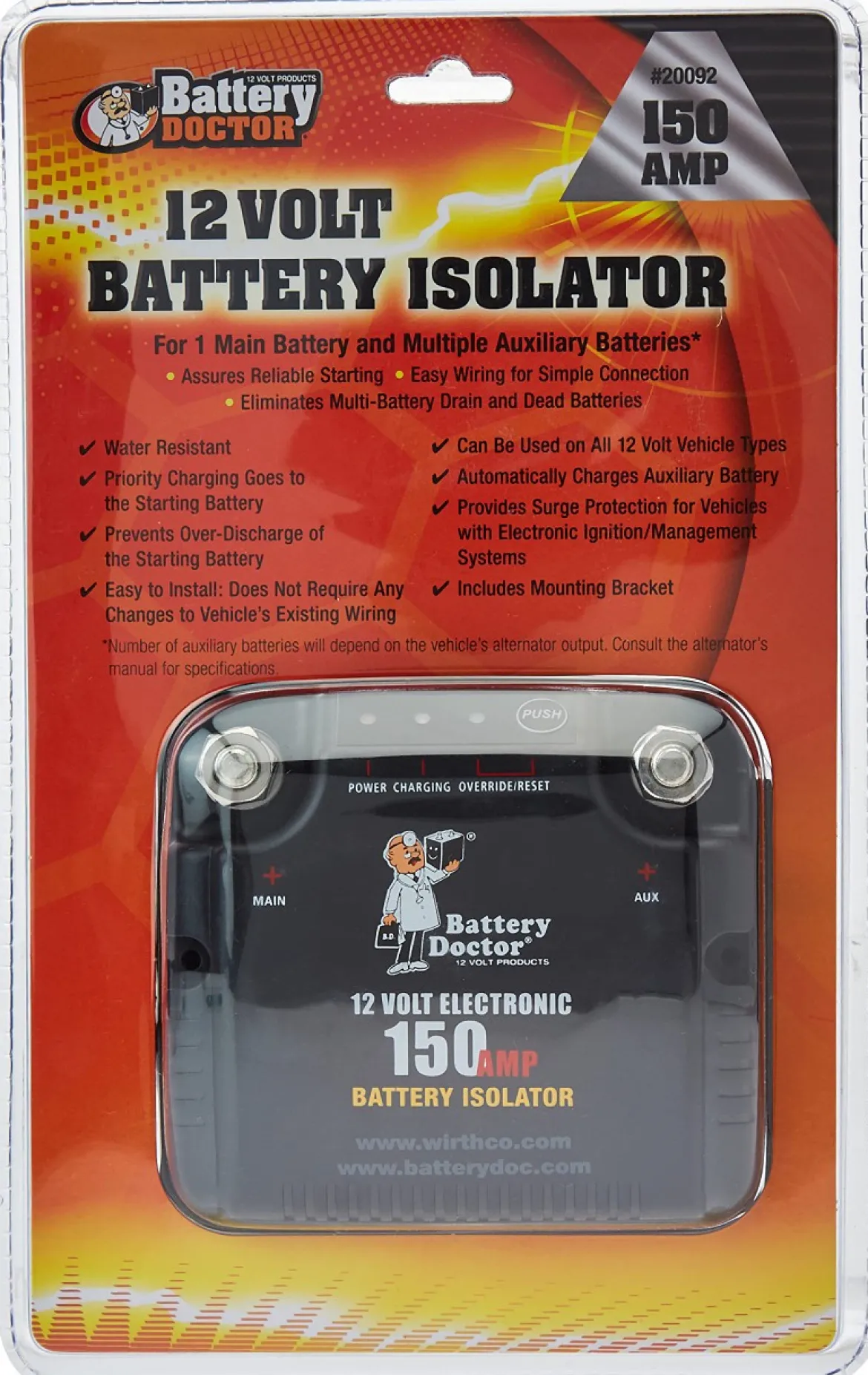 Wirthco 12 Volt Battery Isolator (20092)