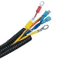 Wirthco 1/4" x 100' Polyethylene Split Loom Tubing Black (27021)