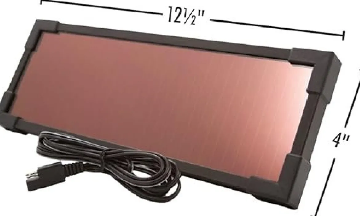 WirthCo Battery Doctor 1.8W Solar Panel Maintainer (23140)